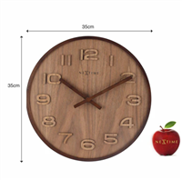 Orologio da parete Rudelli Zambetti Gioielli in Legno NEXT-WOODWOOD - NEXT-WOODWOOD